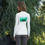 Ladies' Rash Guard- "Save Our Mantas"