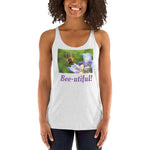 TheClearBlueLife-"Bee-utiful!" Women's Racerback Tank