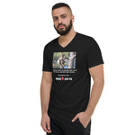 Unisex Short Sleeve V-Neck T-Shirt